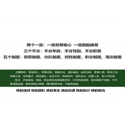 铁军军魂培训